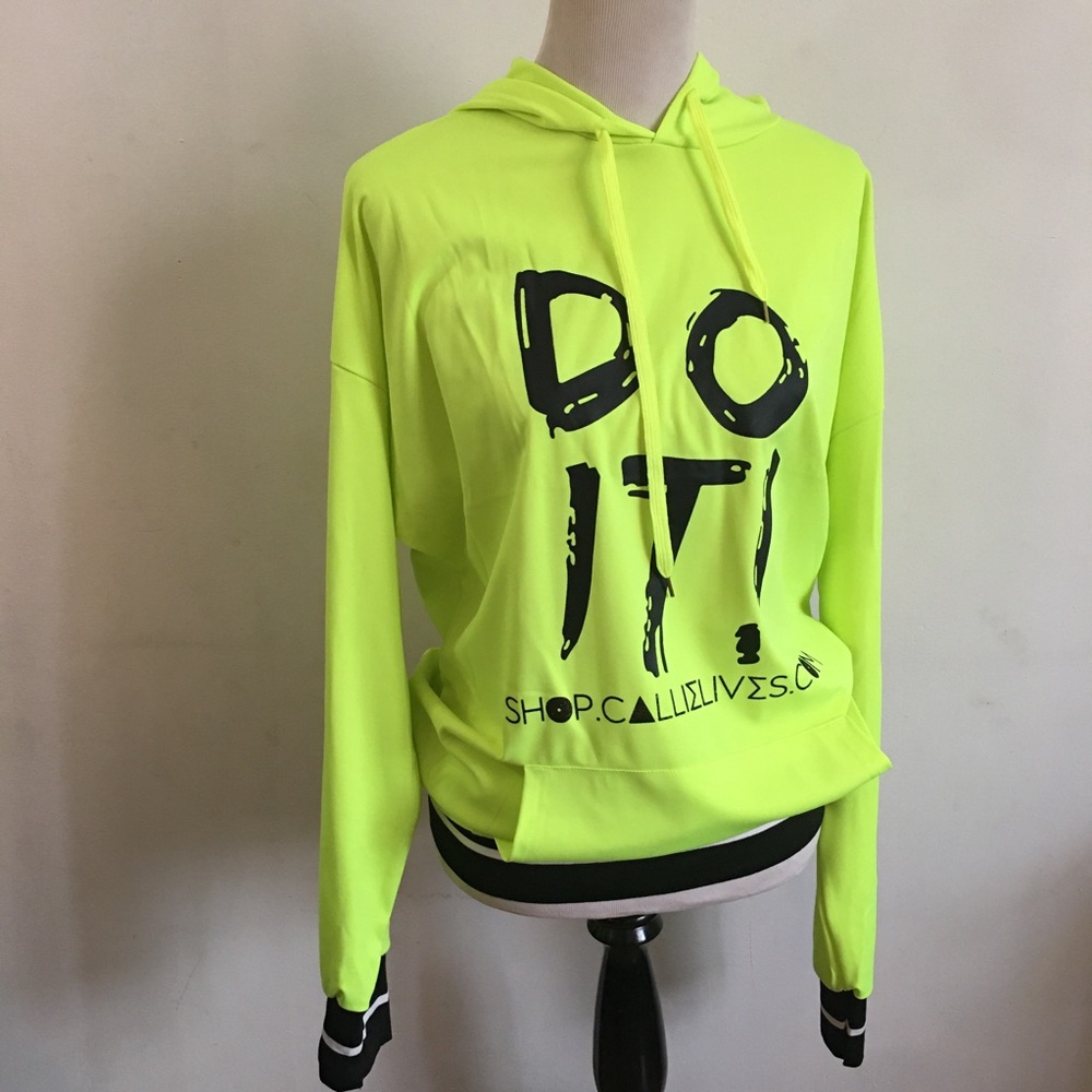 Callie Lives “Do IT” Hoodie Top: Size 2X - Picture 3 of 17